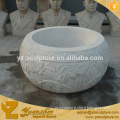 Garden Carved Marble Urn Flower Pot Sculpture